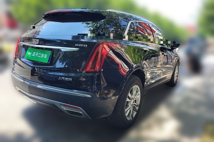 Used Cadillac XT5 2021 28T Four-Wheel Drive Luxury Version Rear Right 45 Deg