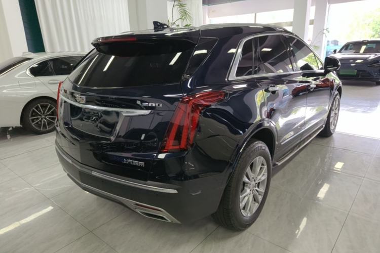 Used Cadillac XT5 2021 2.0T Two-Wheel Drive Luxury Version Rear Right 45 Deg