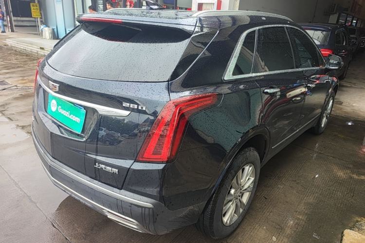 Used Cadillac XT5 2021 2.0T Four-Wheel Drive Luxury Version Rear Right 45 Deg