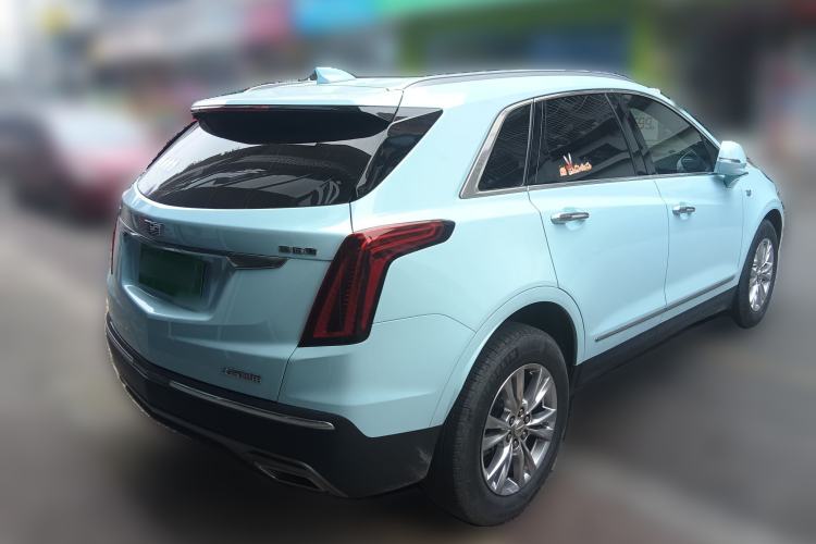 Used Cadillac XT5 2021 2.0T Two-Wheel Drive Luxury Version Rear Right 45 Deg