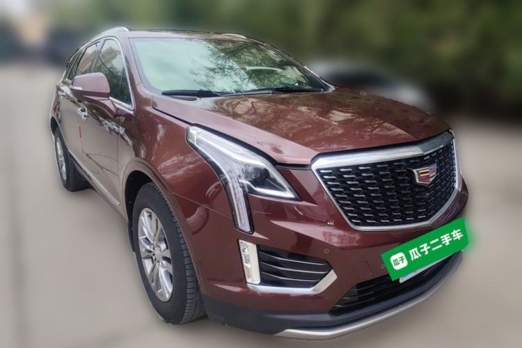 Used Cadillac XT5 2021 2.0T Four-Wheel Drive Luxury Version Front Right 45 Deg
