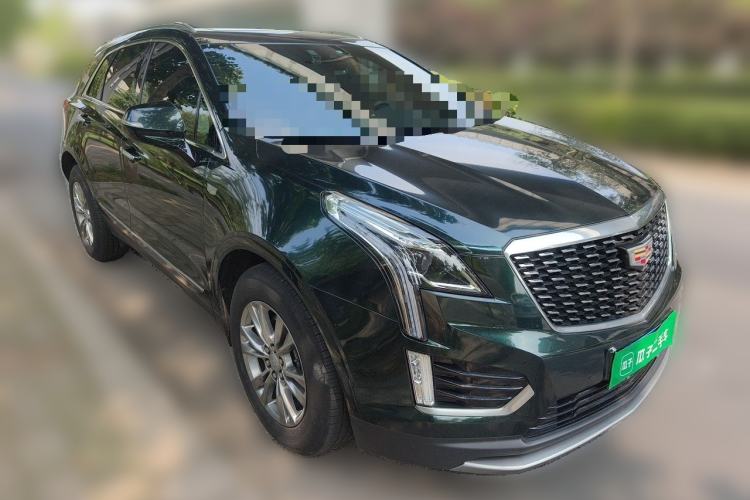 Used Cadillac XT5 2021 2.0T Four-Wheel Drive Luxury Version Front Right 45 Deg