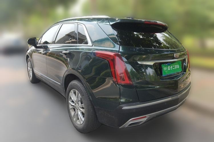 Used Cadillac XT5 2021 2.0T Four-Wheel Drive Luxury Version Rear Left 45 Deg