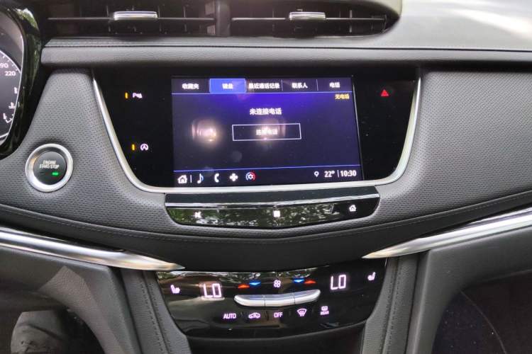 Used Cadillac XT5 2021 2.0T Two-Wheel Drive Luxury Version Audio And AC Panel