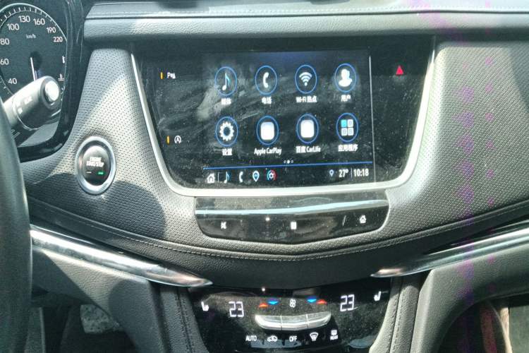 Used Cadillac XT5 2021 2.0T Four-Wheel Drive Luxury Version Audio And AC Panel