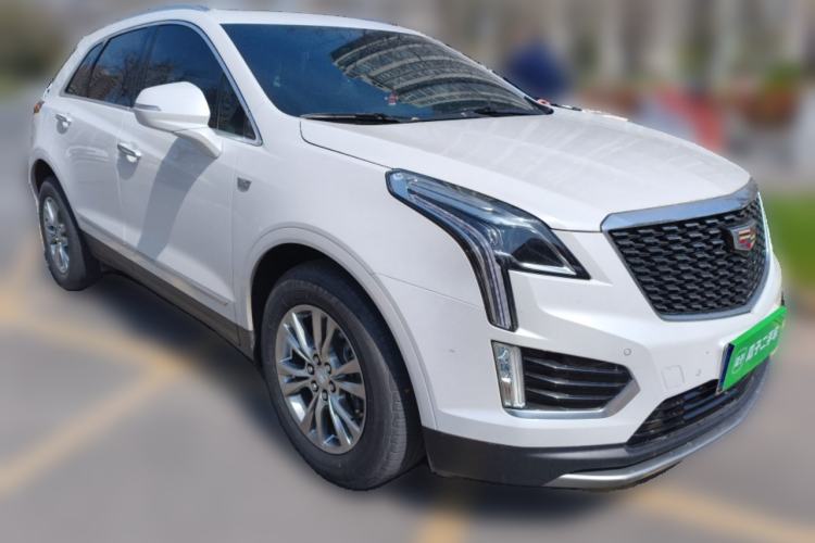Used Cadillac XT5 2021 2.0T Four-Wheel Drive Luxury Version Front Right 45 Deg