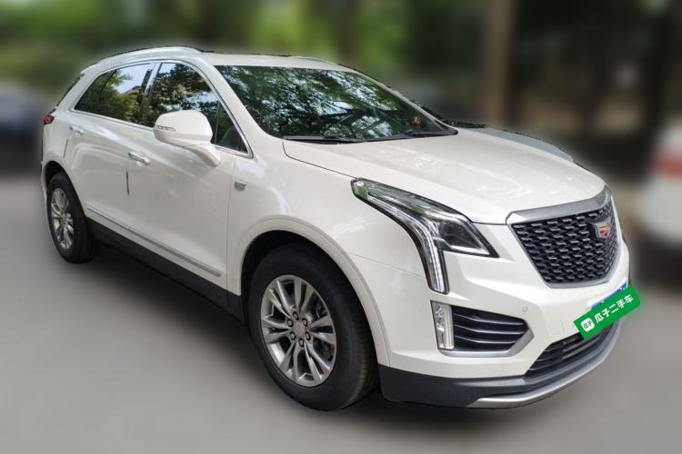 Used Cadillac XT5 2021 2.0T Four-Wheel Drive Luxury Version Front Right 45 Deg