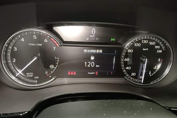 Used Cadillac XT5 2021 2.0T Two-Wheel Drive Luxury Version Instrument Cluster