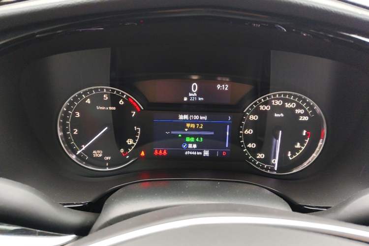 Used Cadillac XT5 2021 28T Four-Wheel Drive Luxury Version Instrument Cluster