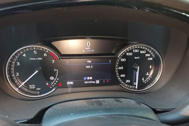 Used Cadillac XT5 2021 2.0T Four-Wheel Drive Luxury Version Instrument Cluster