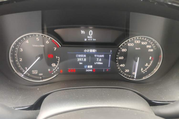 Used Cadillac XT5 2021 2.0T Two-Wheel Drive Luxury Version Instrument Cluster