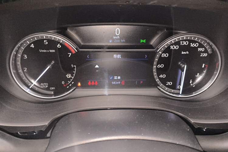 Used Cadillac XT5 2021 2.0T Two-Wheel Drive Luxury Version Instrument Cluster