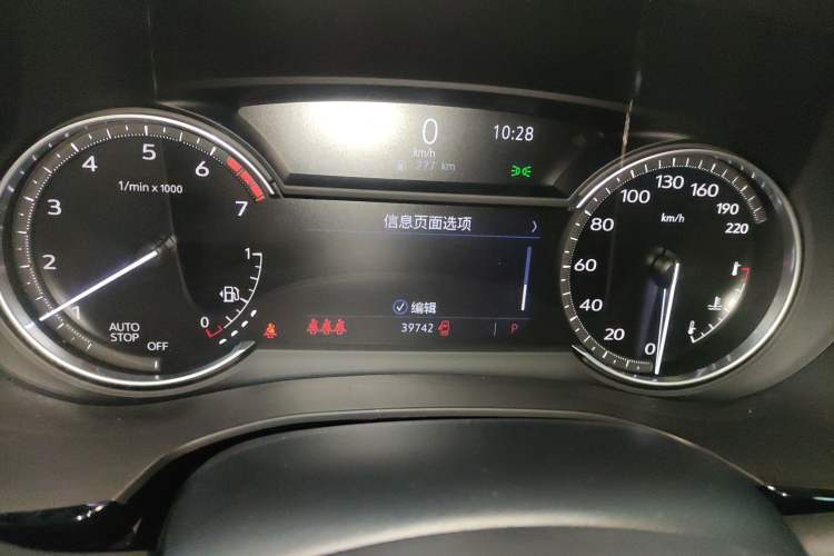 Used Cadillac XT5 2021 2.0T Two-Wheel Drive Luxury Version Instrument Cluster