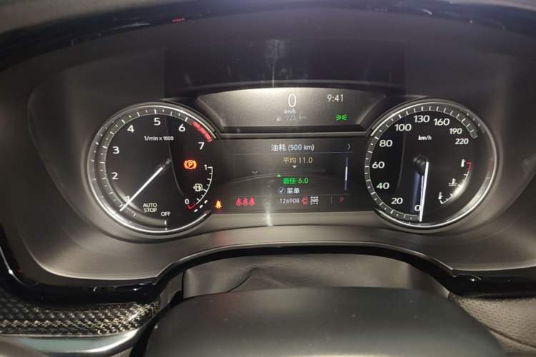 Used Cadillac XT5 2021 28T Four-Wheel Drive Leading Sport Model Instrument Cluster