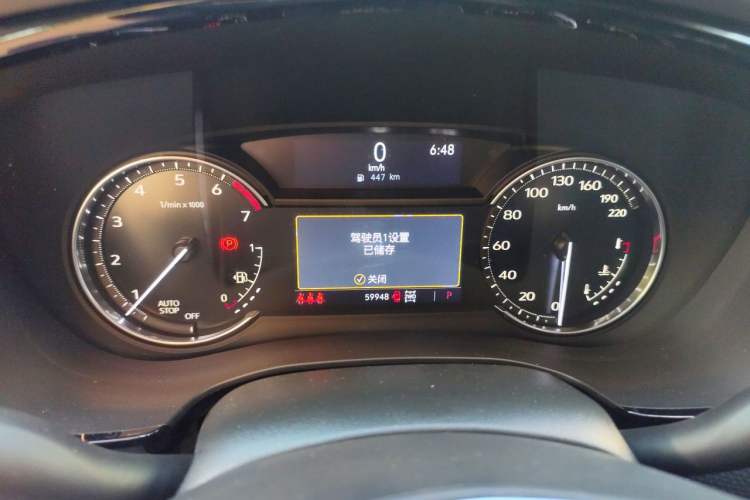 Used Cadillac XT5 2021 28T Four-Wheel Drive Luxury Version Instrument Cluster