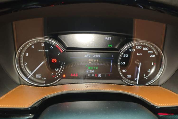 Used Cadillac XT5 2021 2.0T Four-Wheel Drive Luxury Version Instrument Cluster