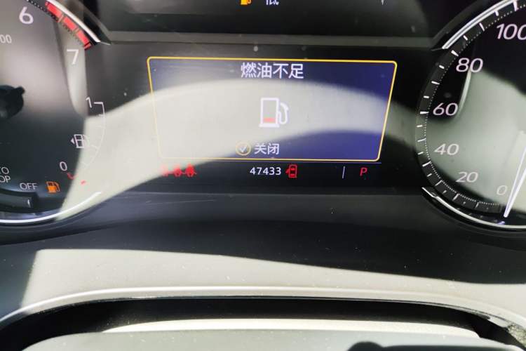 Used Cadillac XT5 2021 2.0T Two-Wheel Drive Luxury Version Odometer Close Up