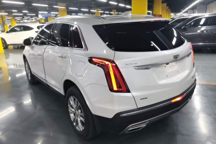 Used Cadillac XT5 2021 28T Four-Wheel Drive Luxury Version Rear Left 45 Deg