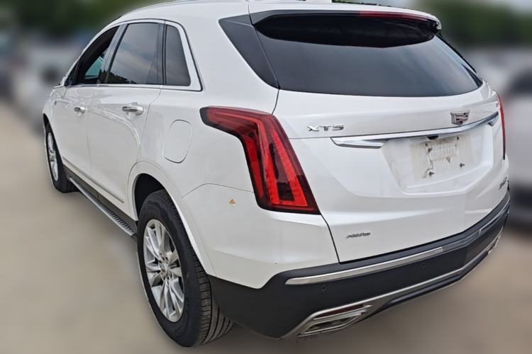 Used Cadillac XT5 2021 2.0T Four-Wheel Drive Luxury Version Rear Left 45 Deg