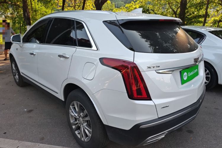 Used Cadillac XT5 2021 2.0T Four-Wheel Drive Luxury Version Rear Left 45 Deg