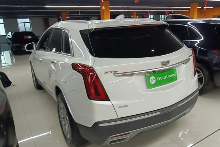 Used Cadillac XT5 2021 2.0T Four-Wheel Drive Luxury Version Rear Left 45 Deg