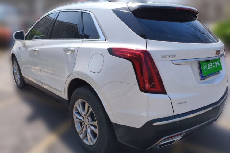 Used Cadillac XT5 2021 2.0T Four-Wheel Drive Luxury Version Rear Left 45 Deg