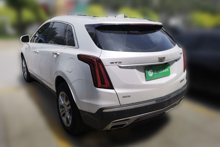 Used Cadillac XT5 2021 2.0T Four-Wheel Drive Luxury Version Rear Left 45 Deg