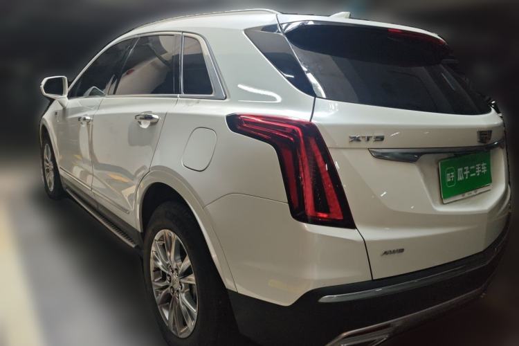 Used Cadillac XT5 2021 2.0T Four-Wheel Drive Luxury Version Rear Left 45 Deg