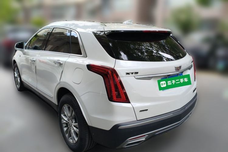 Used Cadillac XT5 2021 2.0T Four-Wheel Drive Luxury Version Rear Left 45 Deg