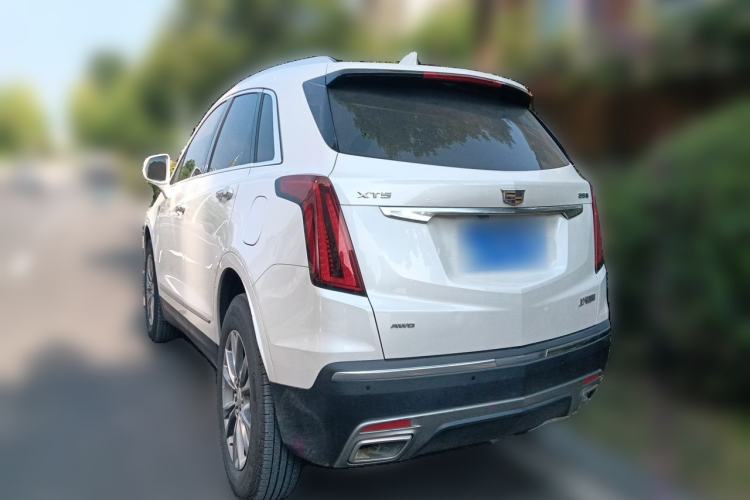 Used Cadillac XT5 2021 2.0T Four-Wheel Drive Luxury Version Rear Left 45 Deg