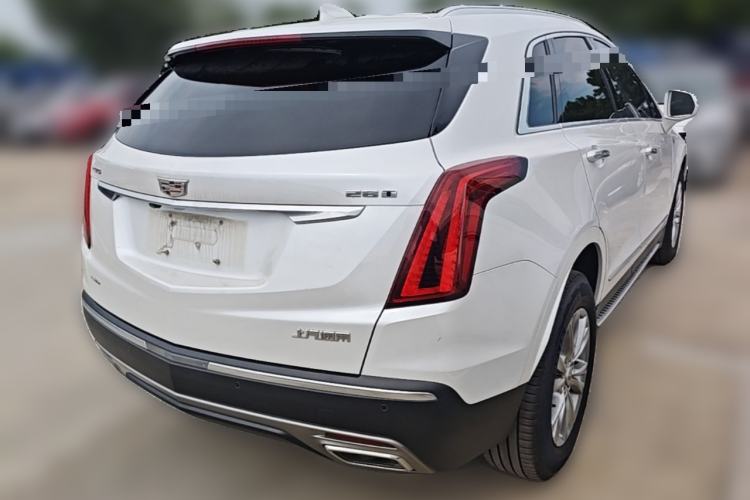 Used Cadillac XT5 2021 2.0T Four-Wheel Drive Luxury Version Rear Right 45 Deg