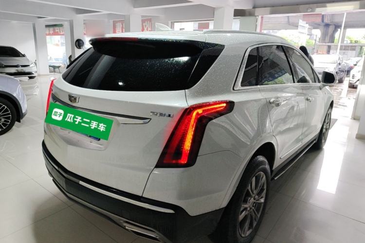 Used Cadillac XT5 2021 28T Four-Wheel Drive Luxury Version Rear Right 45 Deg