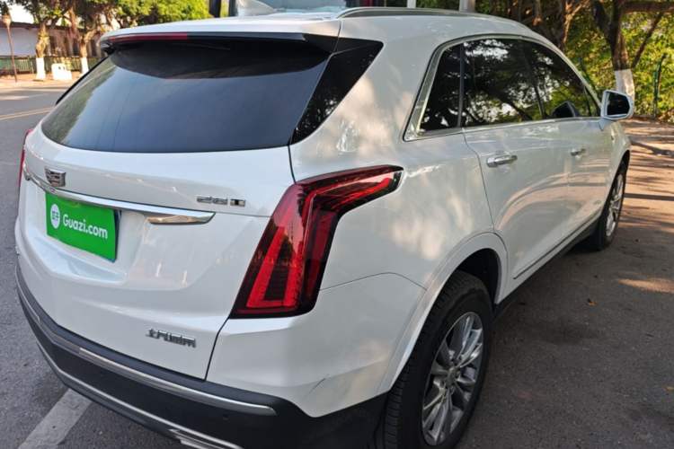 Used Cadillac XT5 2021 2.0T Four-Wheel Drive Luxury Version Rear Right 45 Deg