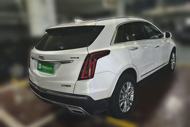 Used Cadillac XT5 2021 2.0T Two-Wheel Drive Luxury Version Rear Right 45 Deg