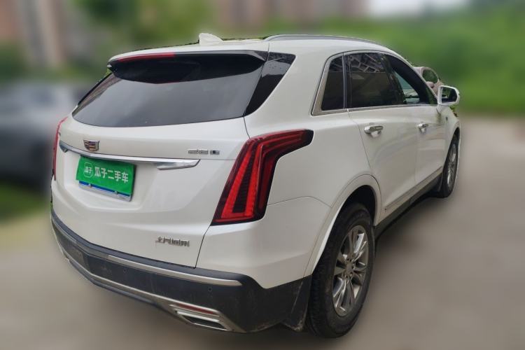 Used Cadillac XT5 2021 2.0T Two-Wheel Drive Luxury Version Rear Right 45 Deg