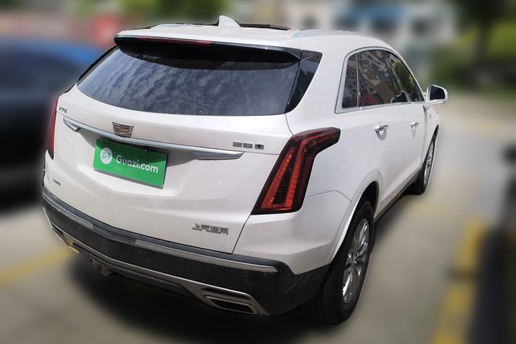 Used Cadillac XT5 2021 2.0T Four-Wheel Drive Luxury Version Rear Right 45 Deg