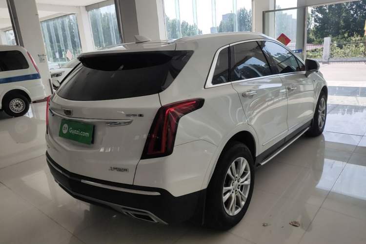 Used Cadillac XT5 2021 2.0T Four-Wheel Drive Luxury Version Rear Right 45 Deg