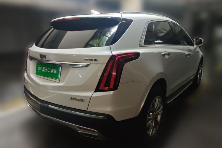 Used Cadillac XT5 2021 2.0T Four-Wheel Drive Luxury Version Rear Right 45 Deg