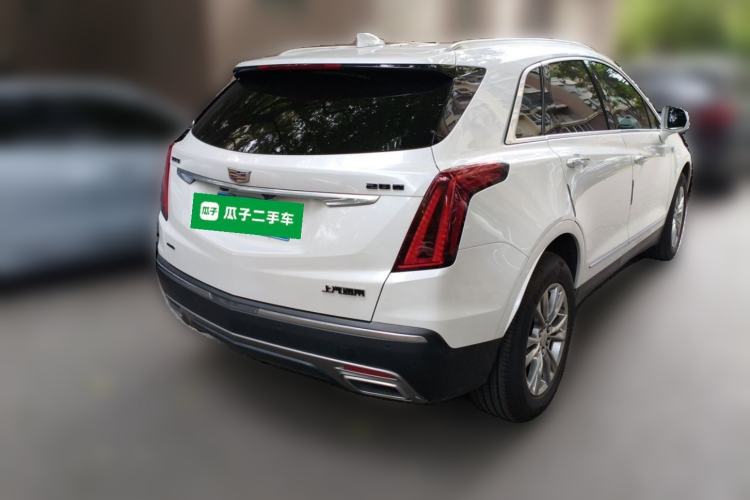 Used Cadillac XT5 2021 2.0T Four-Wheel Drive Luxury Version Rear Right 45 Deg