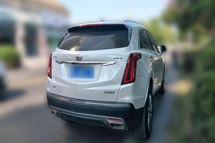 Used Cadillac XT5 2021 2.0T Four-Wheel Drive Luxury Version Rear Right 45 Deg