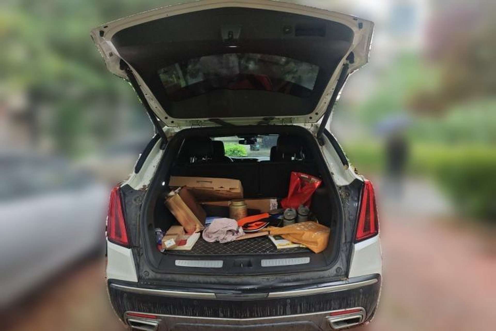 Used Cadillac XT5 2021 2.0T Two-Wheel Drive Luxury Version Trunk