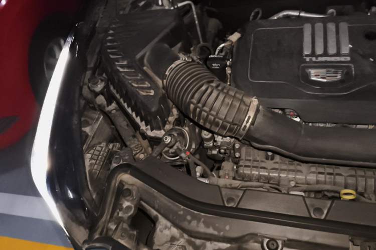 Used Cadillac XT5 2022 2.0T Four-Wheel Drive Luxury Version (Hummingbird Edition) Engine Bay Right
