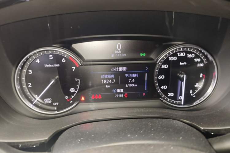 Used Cadillac XT5 2022 2.0T Two-Wheel Drive Luxury Version Instrument Cluster