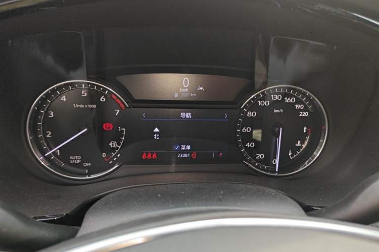 Used Cadillac XT5 2022 2.0T Two-Wheel Drive Luxury Version Instrument Cluster