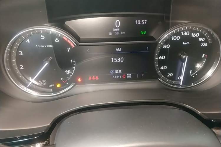 Used Cadillac XT5 2022 2.0T Four-Wheel Drive Premium Edition Instrument Cluster