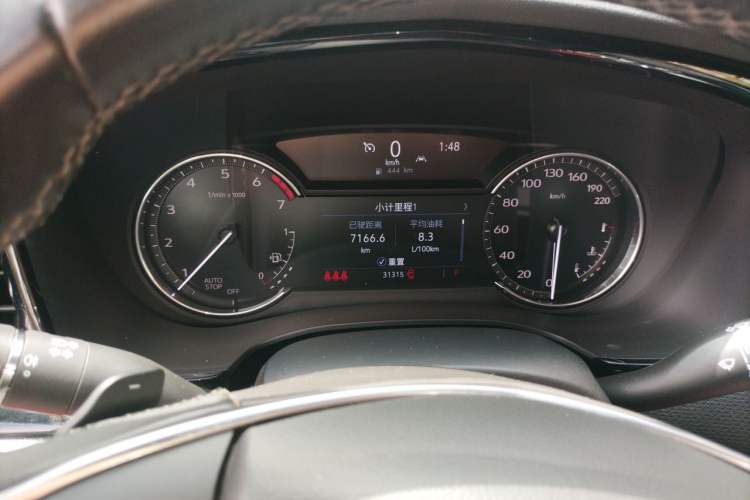 Used Cadillac XT5 2022 2.0T Two-Wheel Drive Luxury Version Instrument Cluster