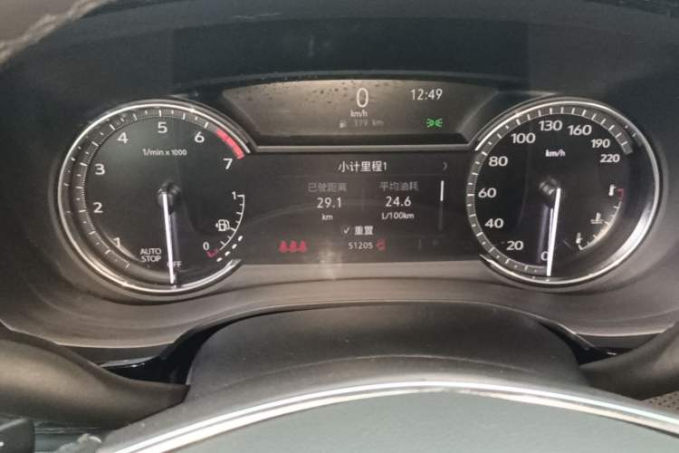 Used Cadillac XT5 2022 2.0T Two-Wheel Drive Luxury Version Instrument Cluster