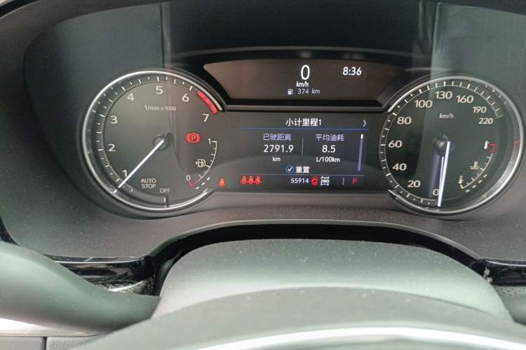 Used Cadillac XT5 2022 2.0T Four-Wheel Drive Luxury Version (Hummingbird Edition) Instrument Cluster