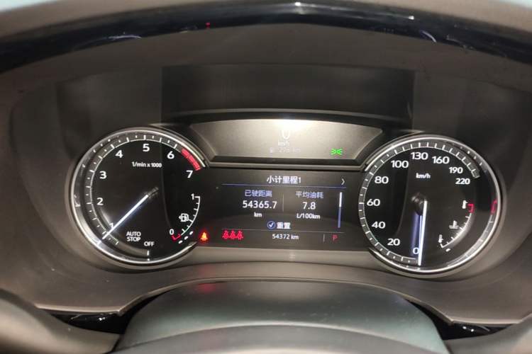 Used Cadillac XT5 2022 2.0T Two-Wheel Drive Luxury Version Instrument Cluster