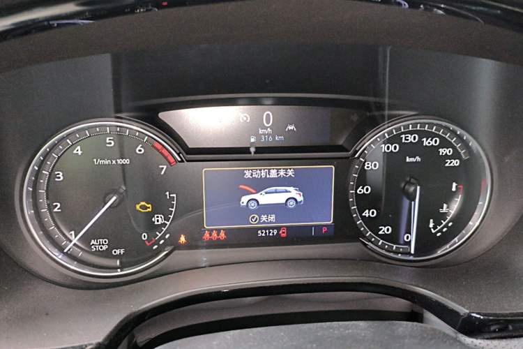 Used Cadillac XT5 2022 2.0T Two-Wheel Drive Luxury Version Instrument Cluster